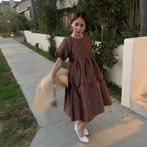 Bronze Ali Golden party dress